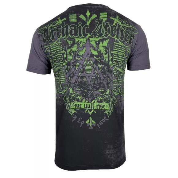 Archaic by Affliction Men's T-Shirt Torsion Biker Tattoo, S-5XL - Picture 3 of 8